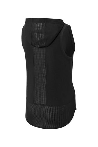 Sport-Tek Ladies PosiCharge Tri-Blend Wicking Draft Hoodie Tank