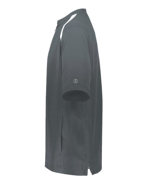 Holloway - Youth Clubhouse Short Sleeve Quarter-Zip Pullover (CAGE JACKET)