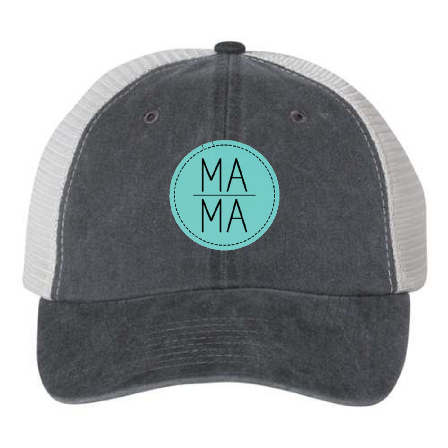 MaMa Leather Patch Hat