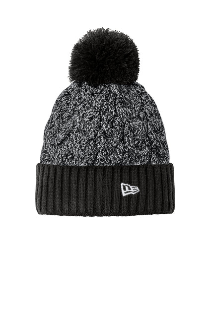 New Era Marled Knit Pom Beanie