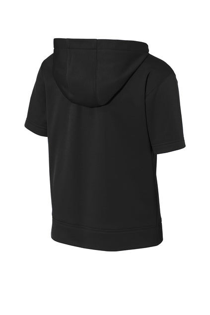 Sport-Tek Youth/Adult Sport-Wick Fleece Short Sleeve Hooded Pullover