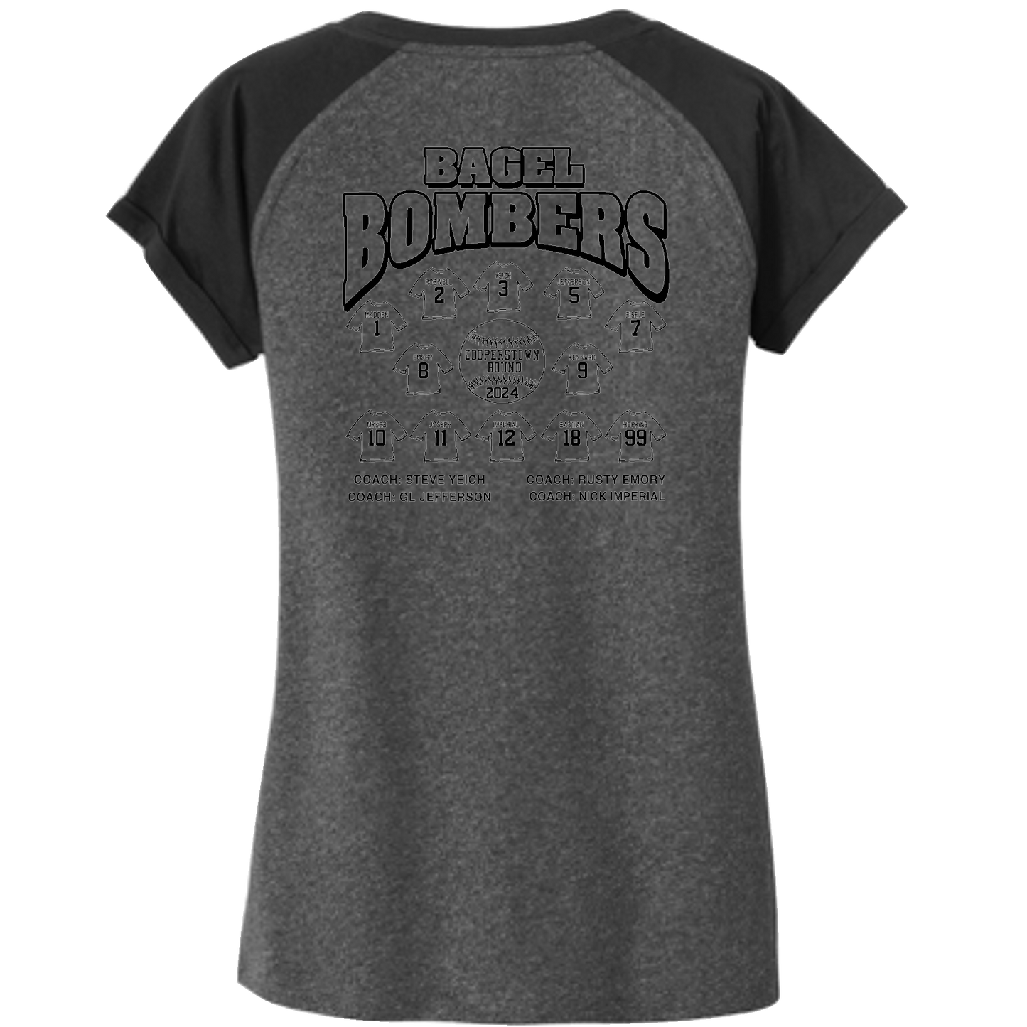 New Era Ladies Heritage Blend Varsity Tee