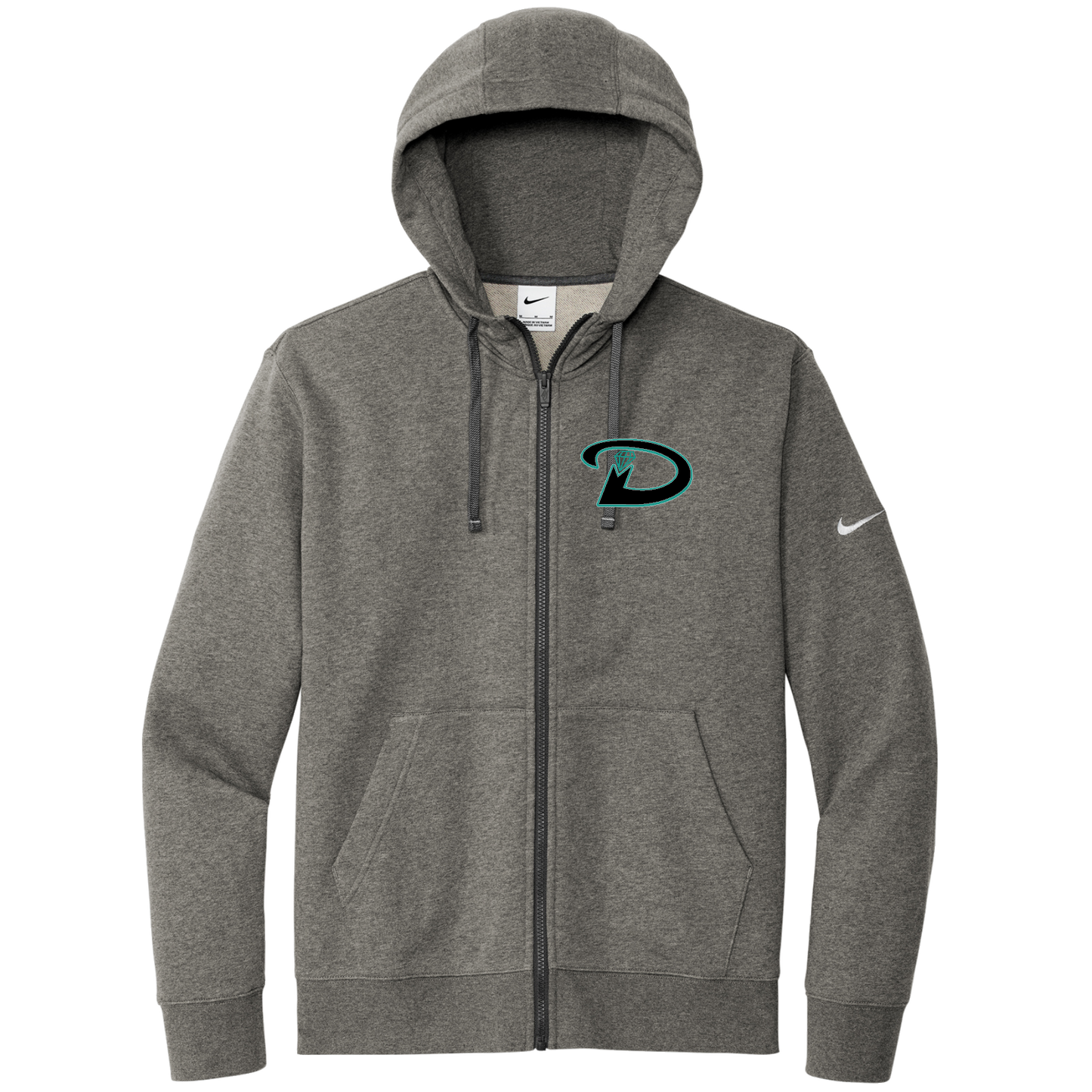 Nike Club Fleece Sleeve Swoosh Full-Zip Hoodie