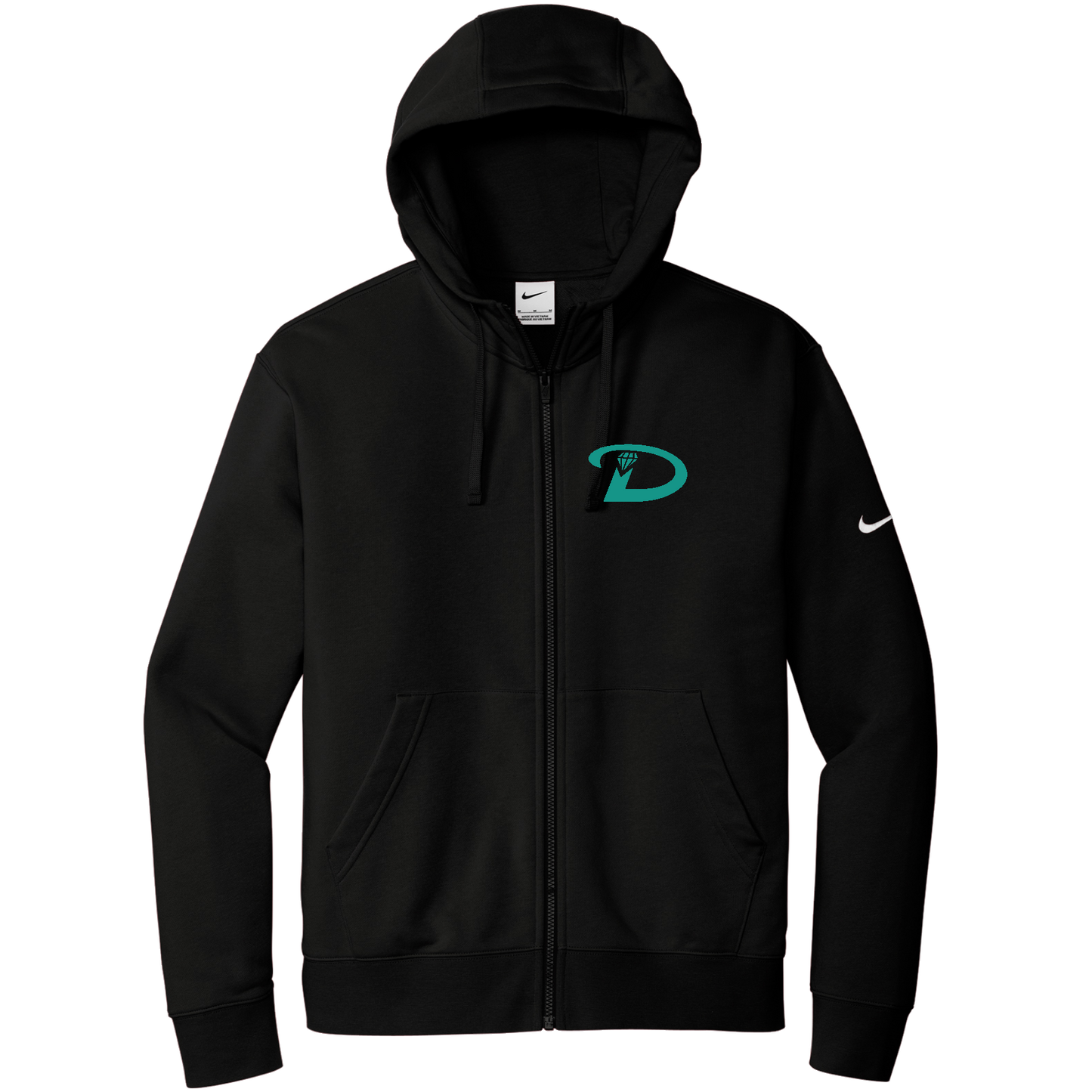 Nike Club Fleece Sleeve Swoosh Full-Zip Hoodie