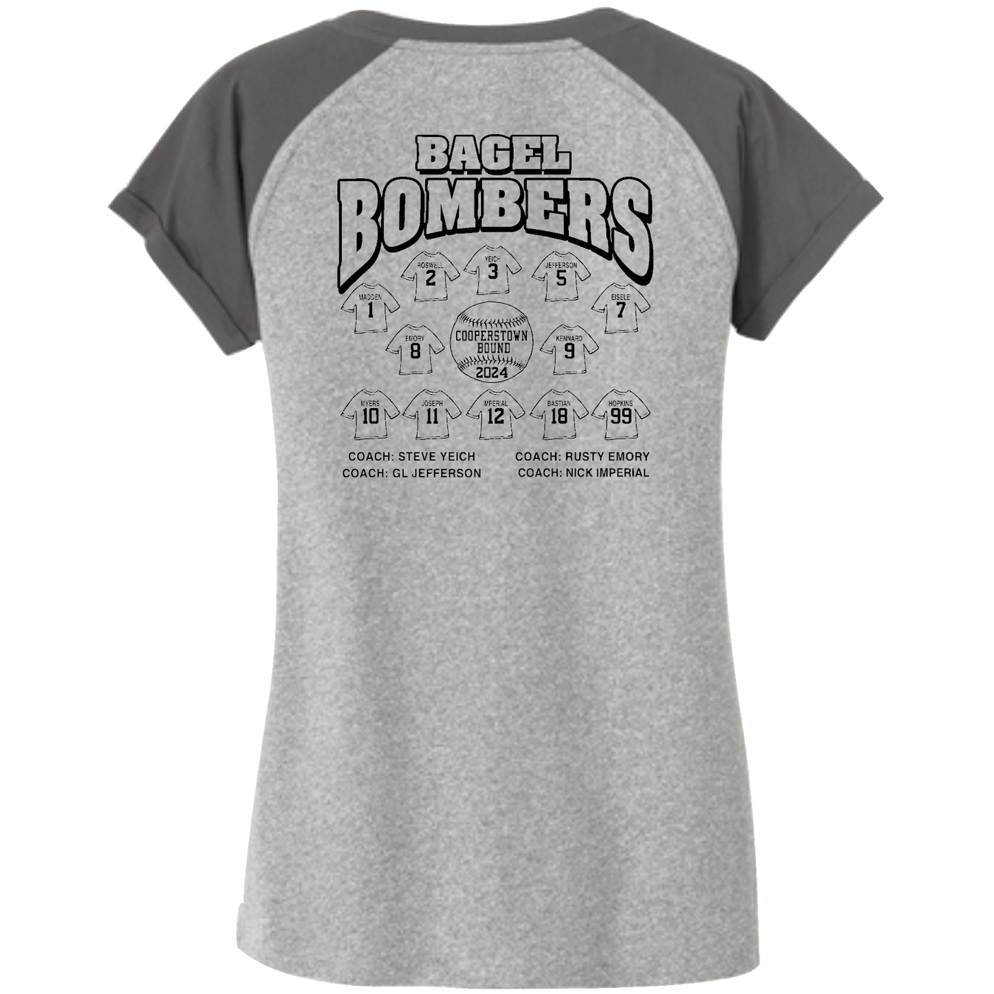 New Era Ladies Heritage Blend Varsity Tee