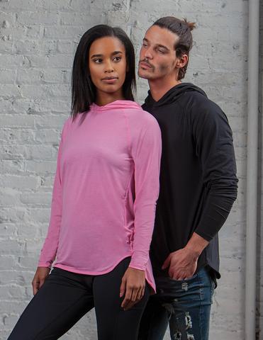 Varsity Lightweight Droptail Long Sleeve Hoodie (Unisex)