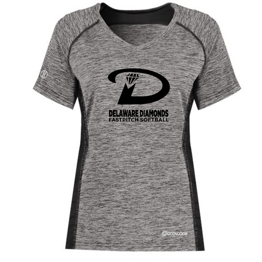 Holloway - Women's Electrify CoolCore V-Neck T-Shirt