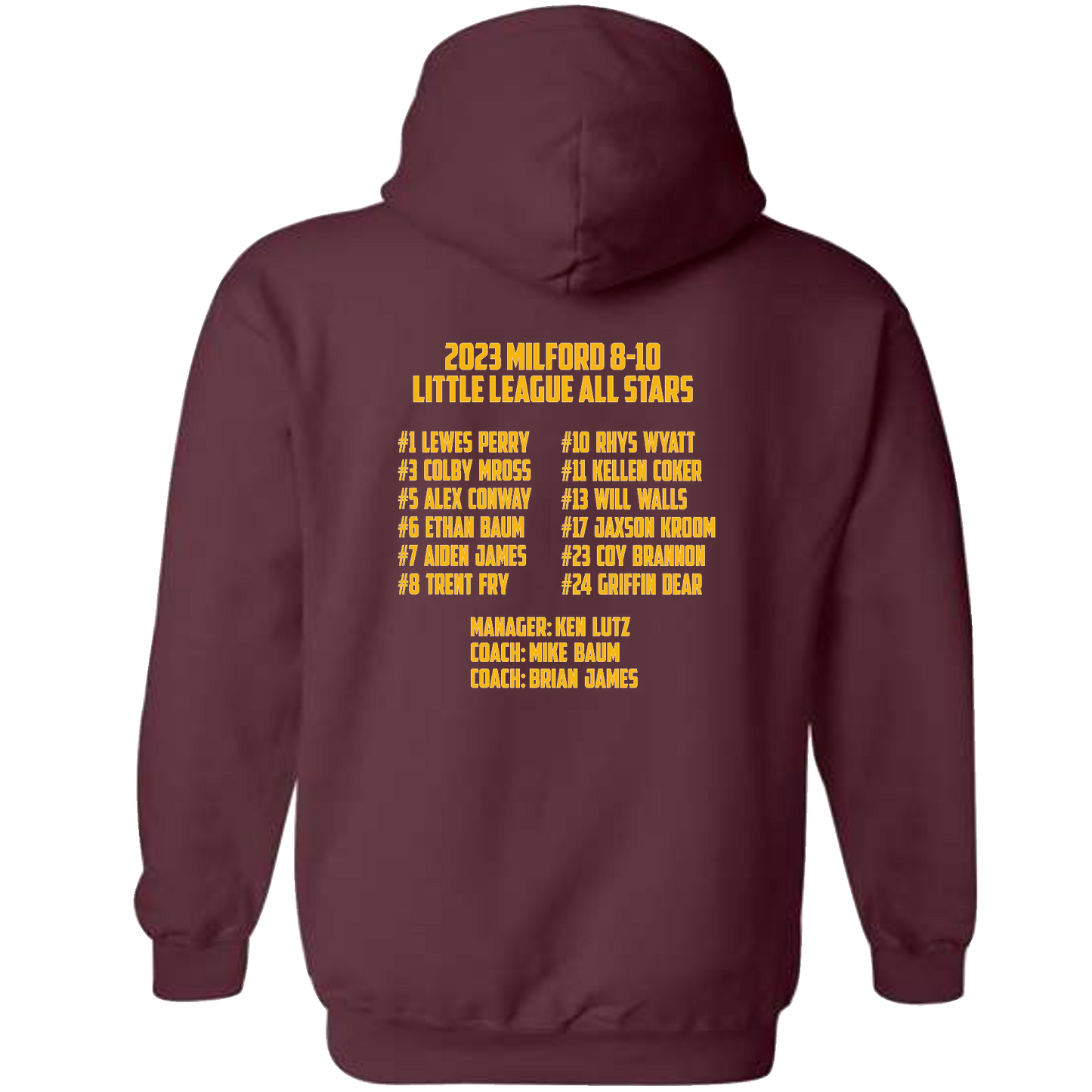 Unisex/Youth Gildan - Heavy Blend Hooded Sweatshirt (MILFORD 8-10)