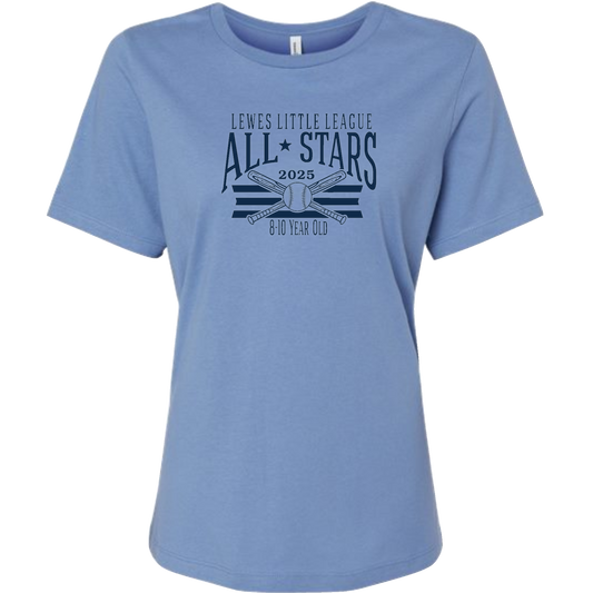 BELLA + CANVAS Women’s Relaxed Jersey Tee (8-10 Roster on Back)