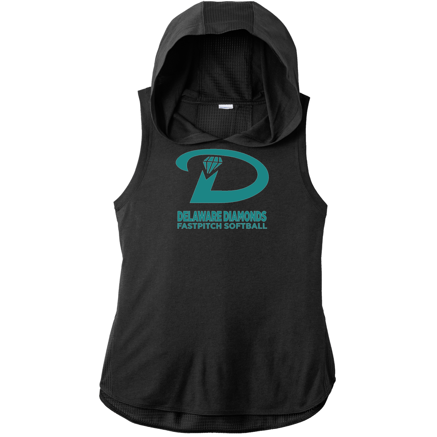 Sport-Tek Ladies PosiCharge Tri-Blend Wicking Draft Hoodie Tank