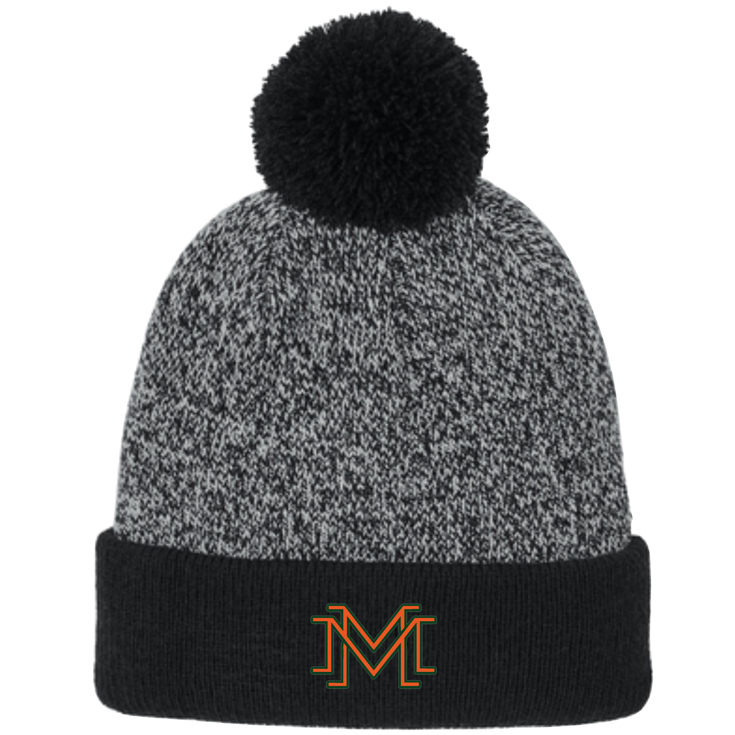 Sport-Tek Halftime Heather Pom Beanie