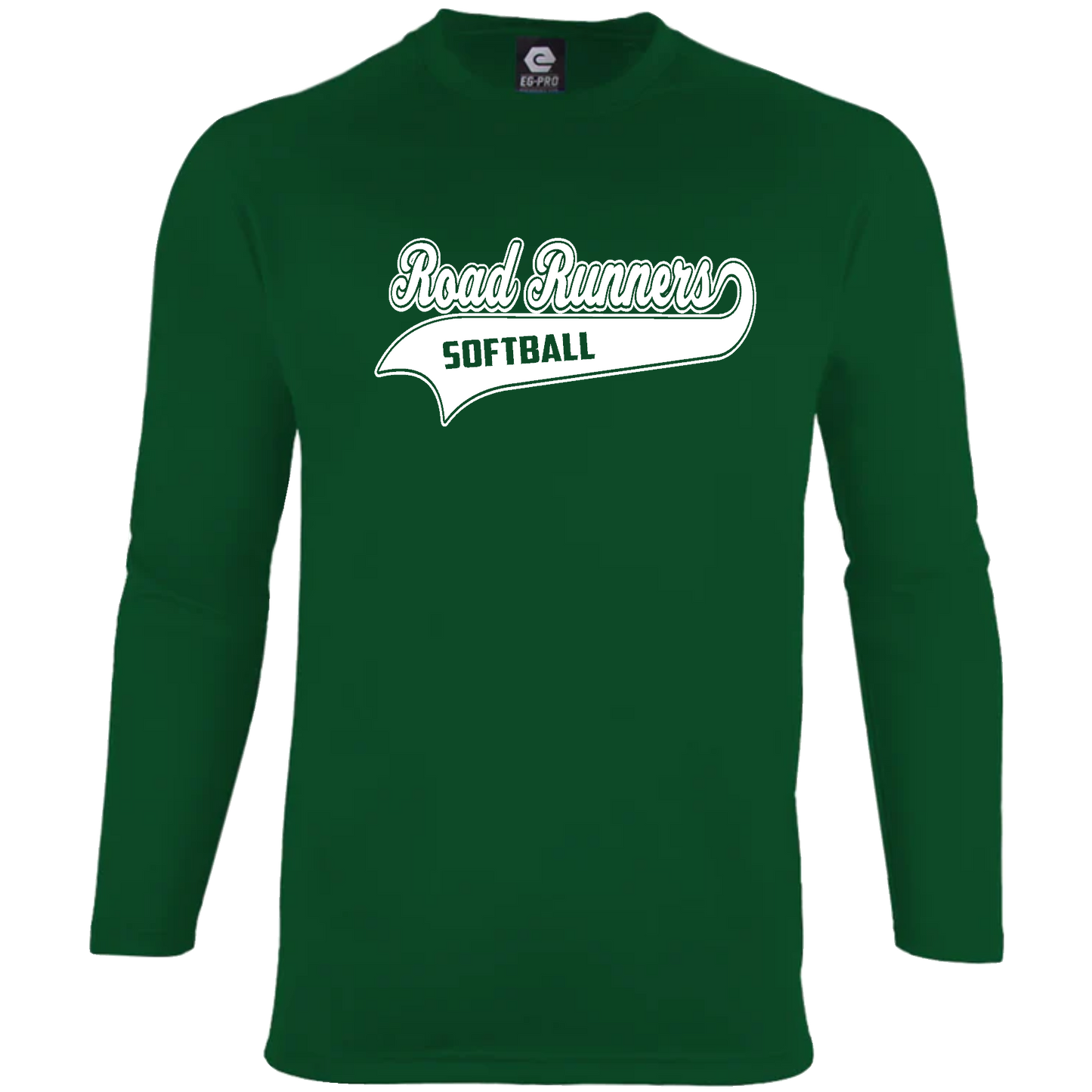 Basic Training Men's Polyester L/S Crew Neck Tee (Set-In Sleeves)