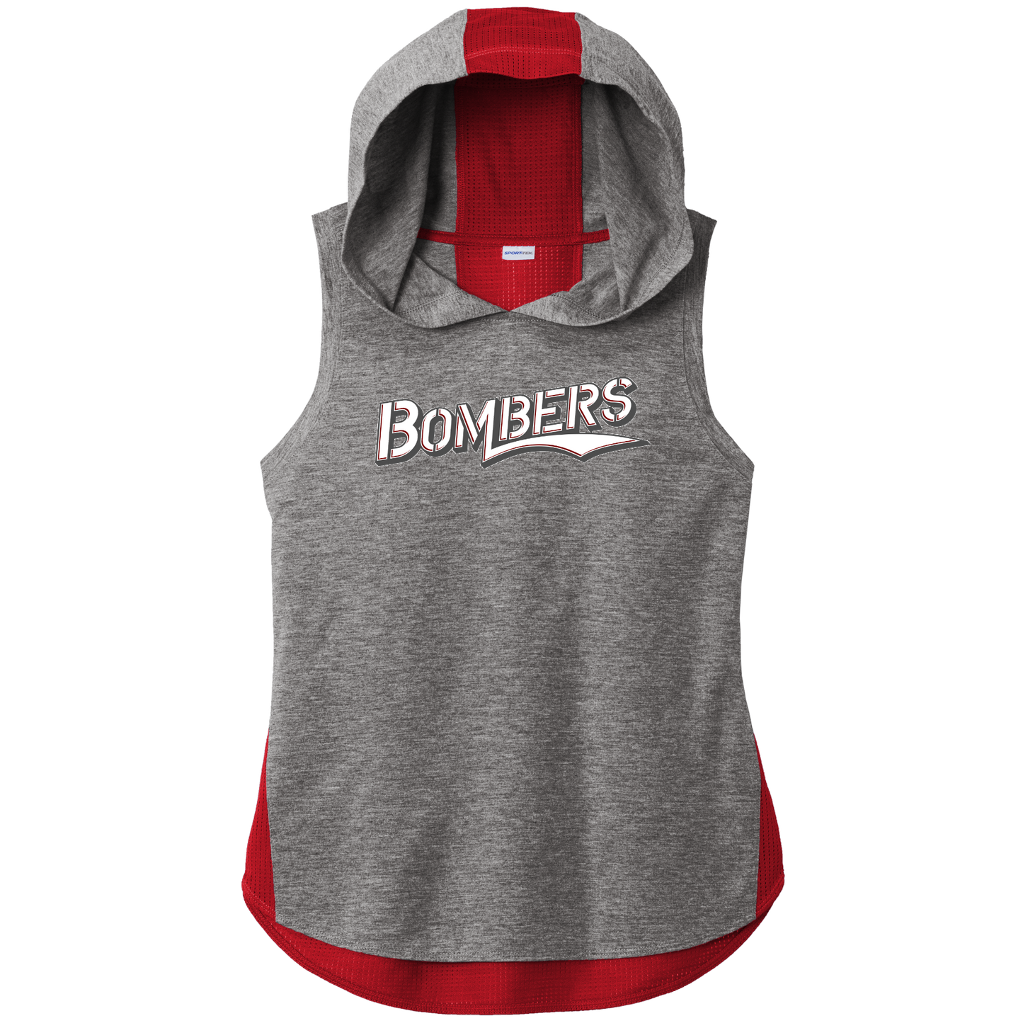 Sport-Tek Ladies PosiCharge Tri-Blend Wicking Draft Hoodie Tank
