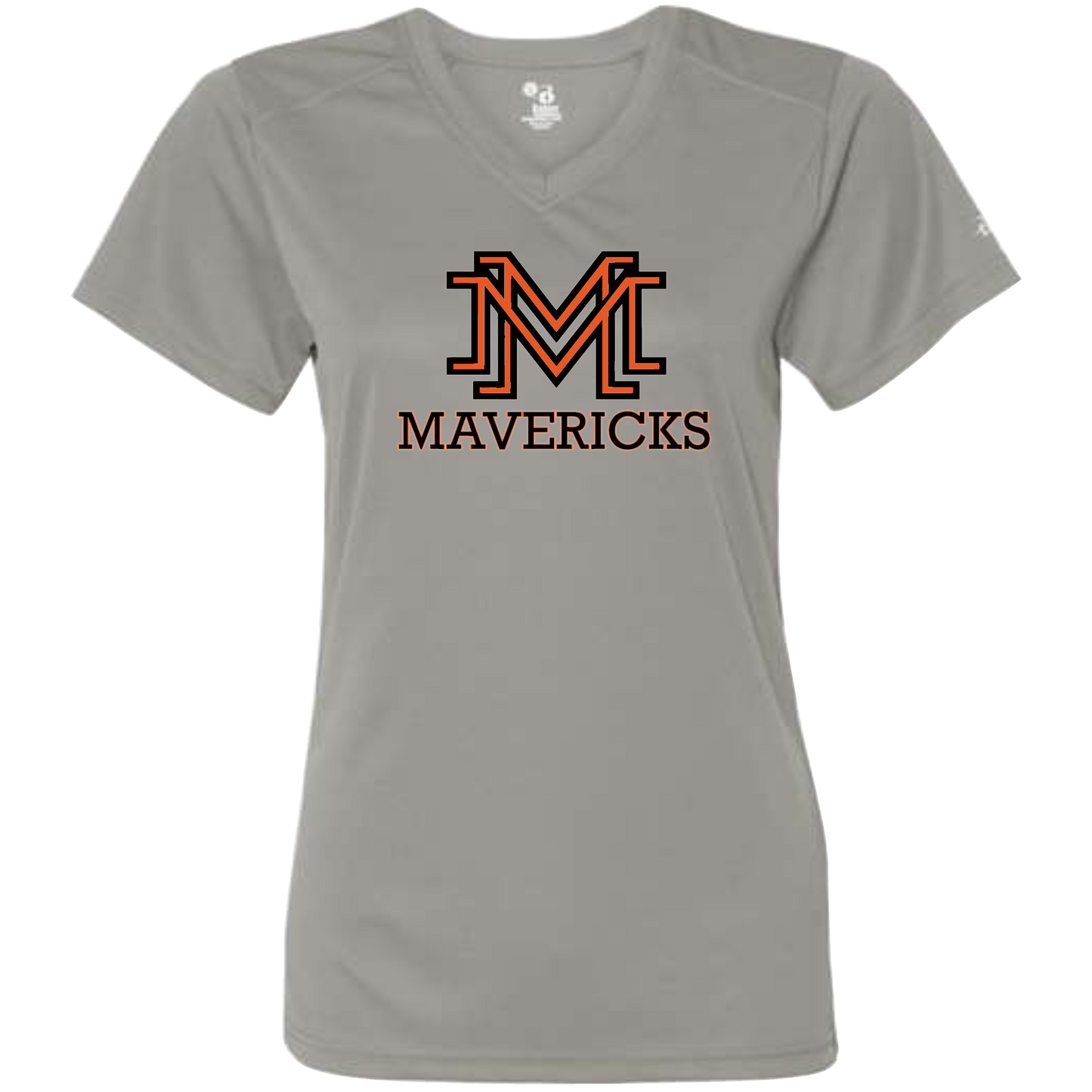 Badger Women’s B-Core Polyester V-Neck T-Shirt