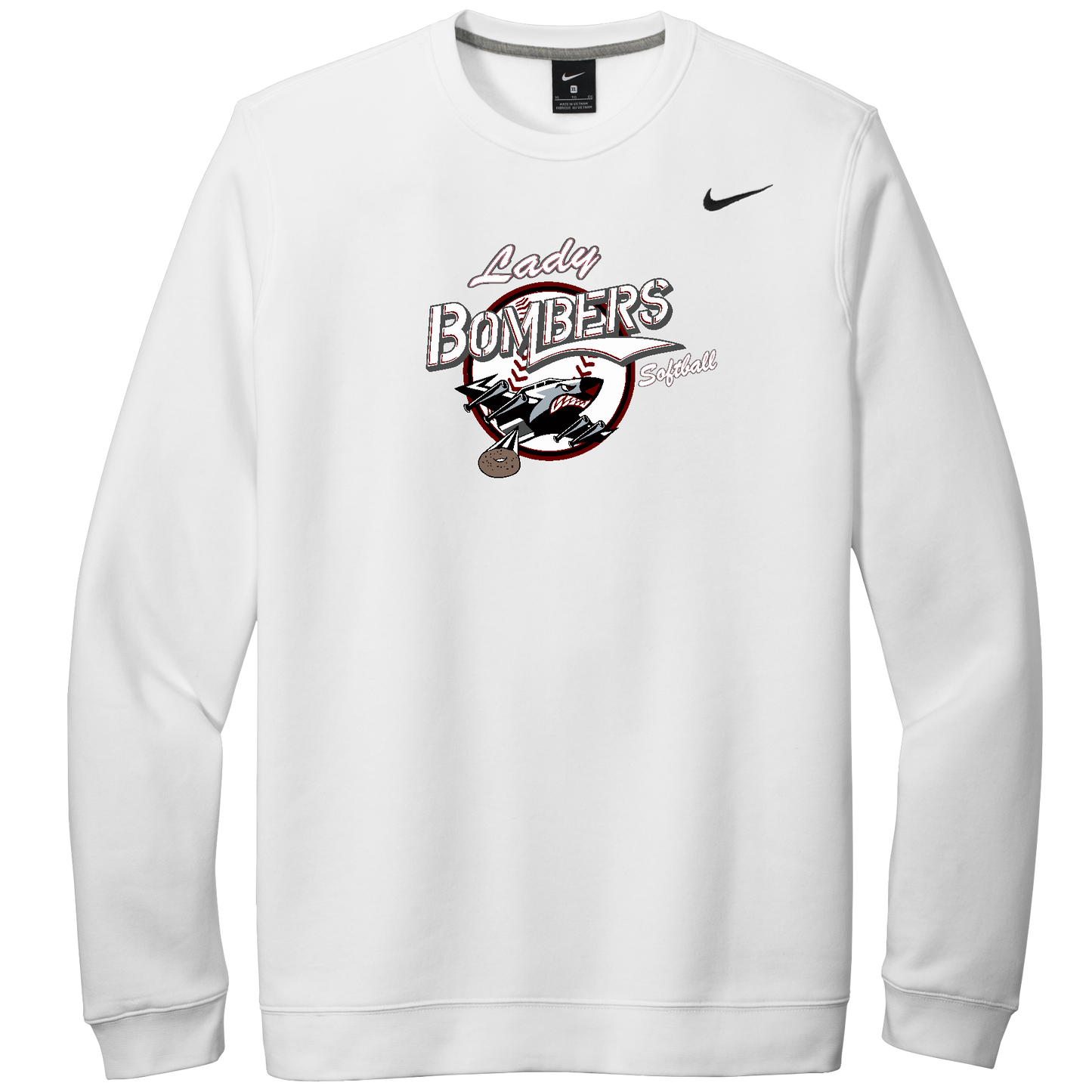 Nike Club Unisex Fleece Crew Pullover Sweatshirt