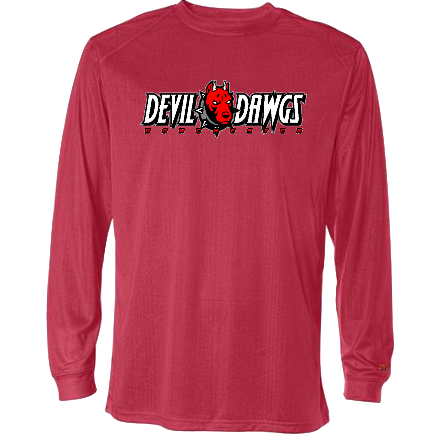 Unisex Badger B-Core Polyester Long Sleeve Tee