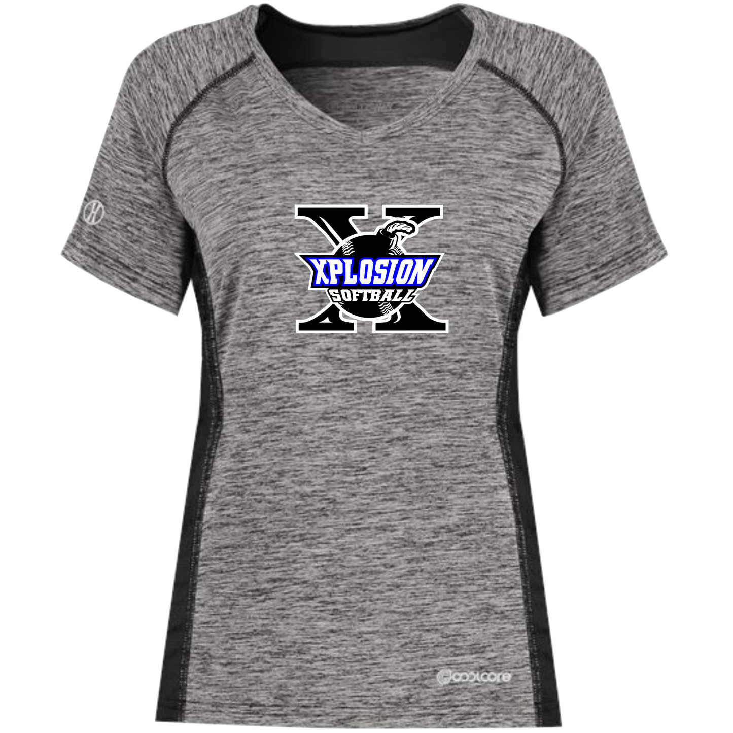 Holloway Women's Electrify CoolCore V-Neck T-Shirt