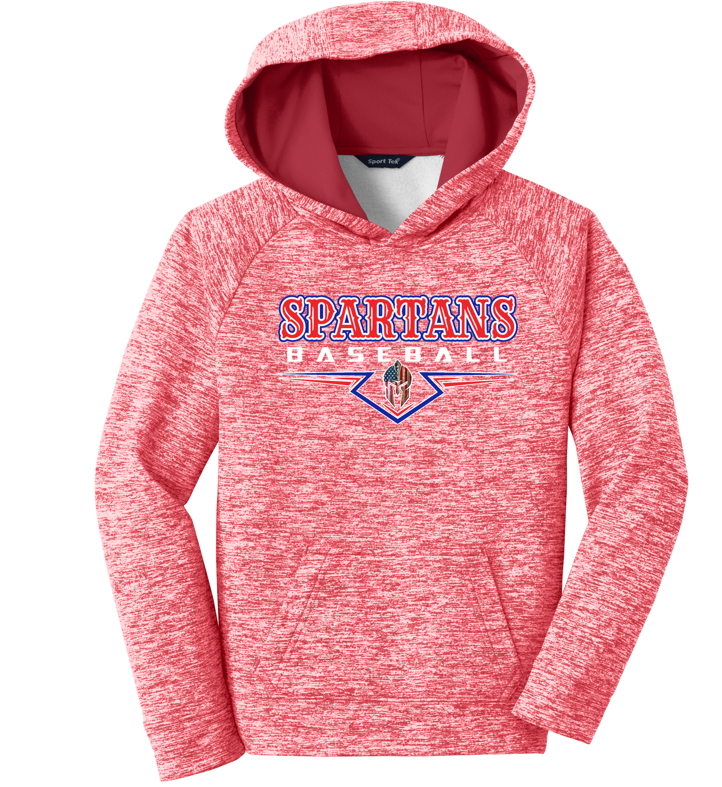 Sport-Tek Youth PosiCharge Electric Heather Fleece Hooded Pullover