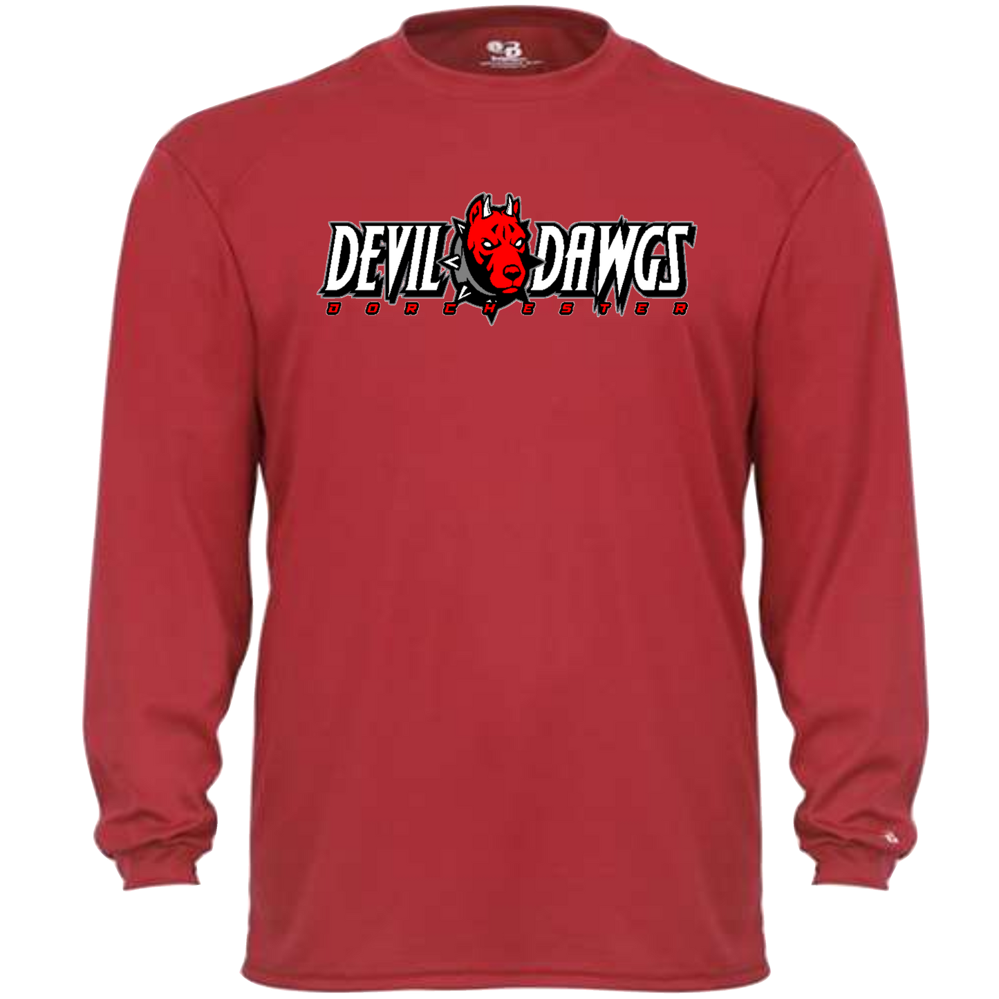 Badger/C2 Youth B-Core Polyester Long Sleeve Tee