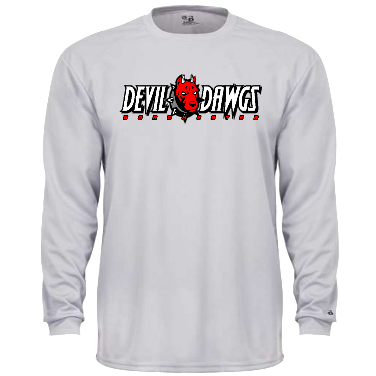 Badger/C2 Youth B-Core Polyester Long Sleeve Tee
