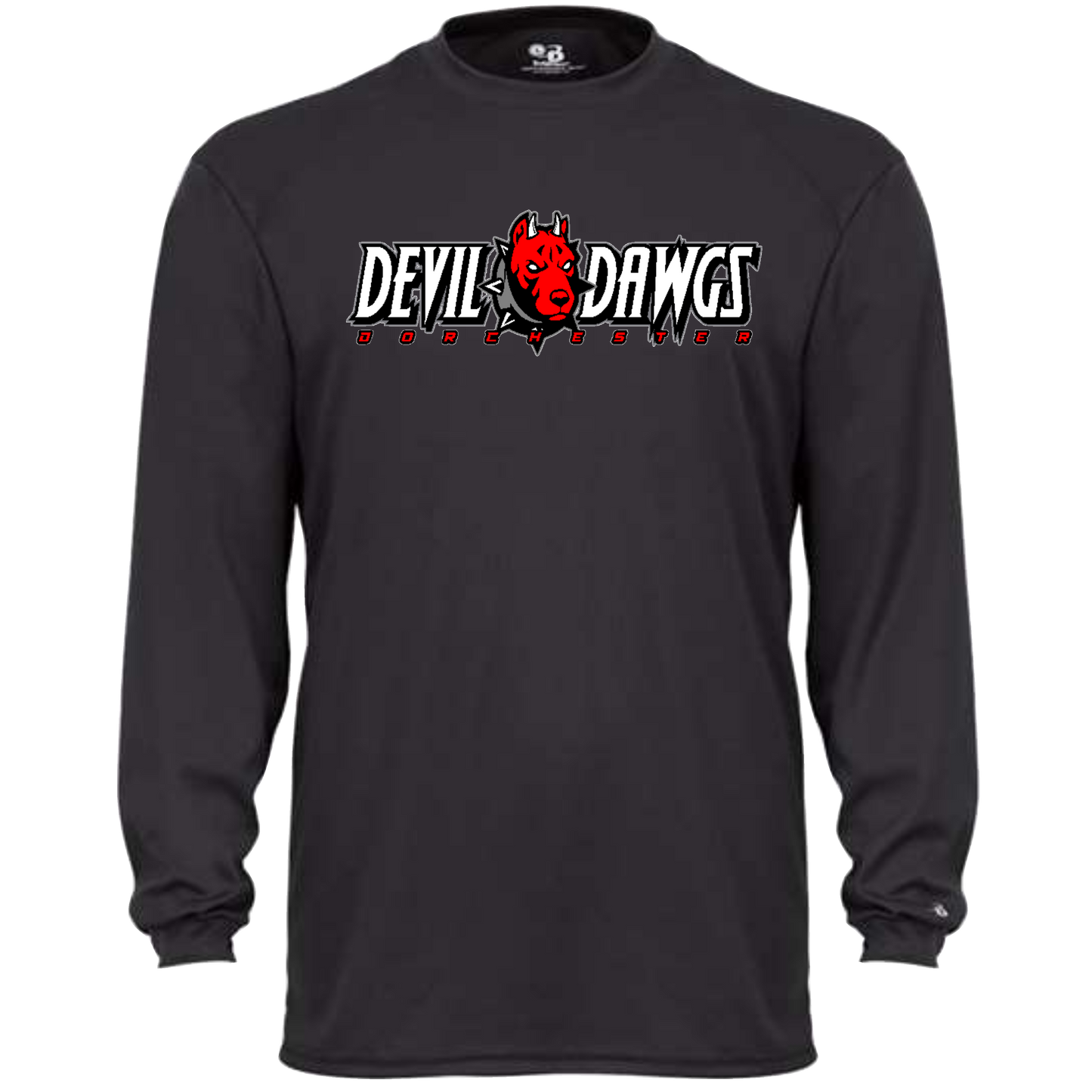Badger/C2 Youth B-Core Polyester Long Sleeve Tee