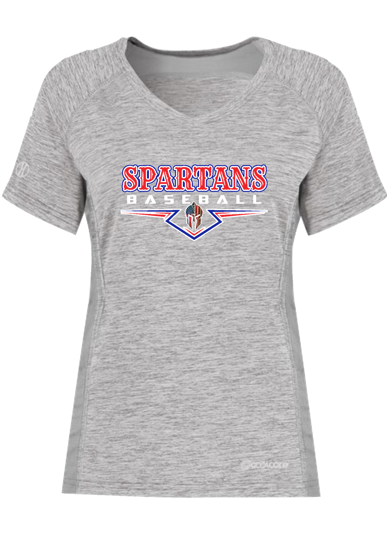 Holloway - Women's Electrify CoolCore V-Neck Polyester T-Shirt