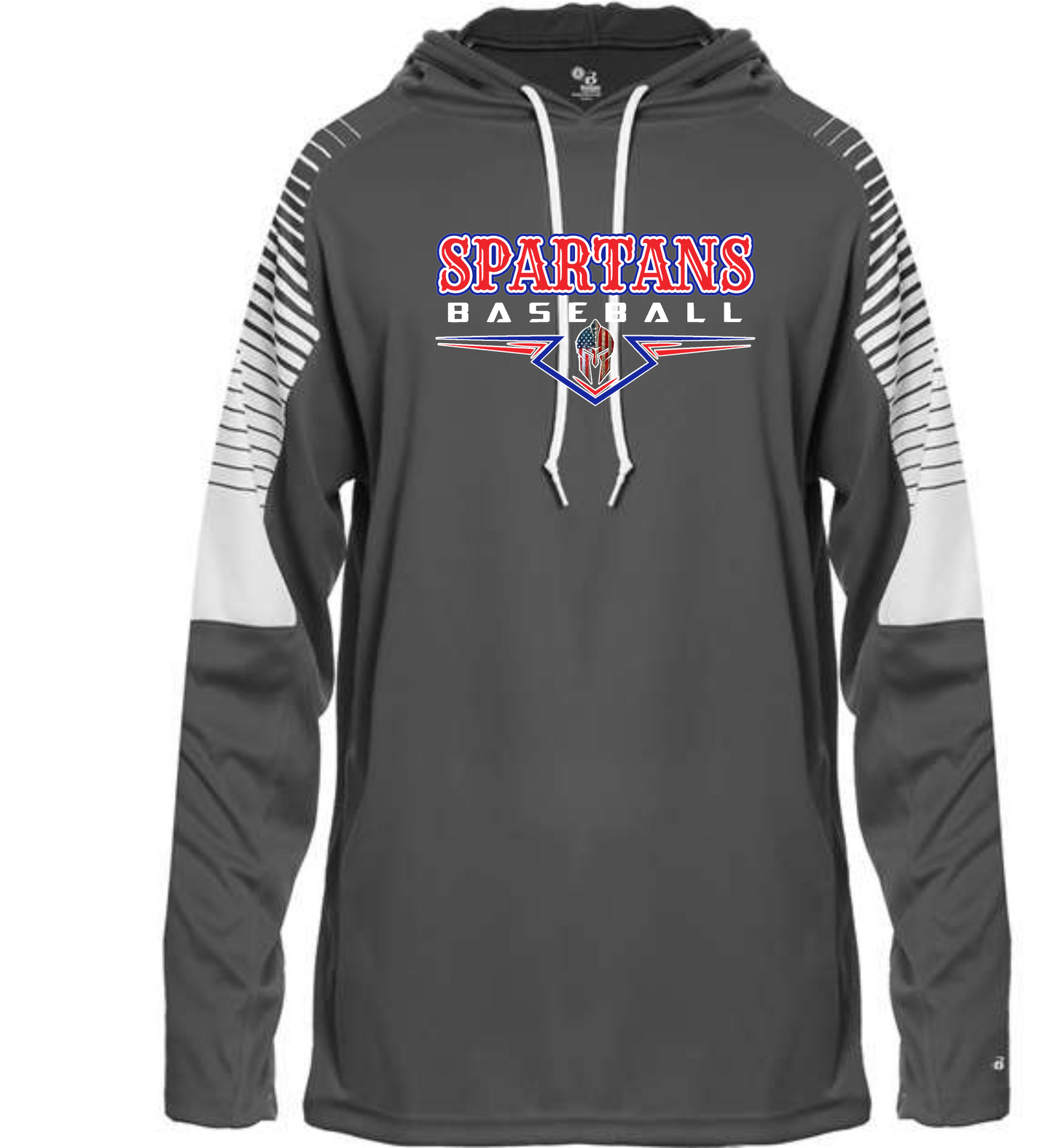 Badger - Lineup Hooded (LIGHTWEIGHT) Long Sleeve T-Shirt Youth/Adult