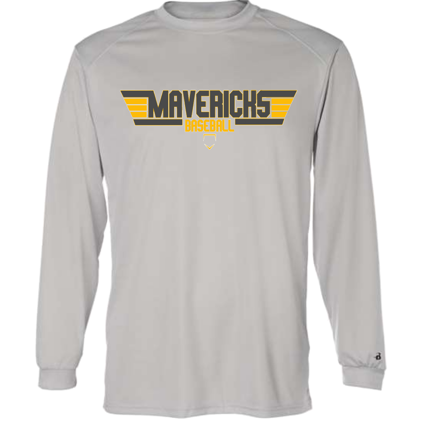 Badger B-Core Long Sleeve Polyester Tee Youth/Adult