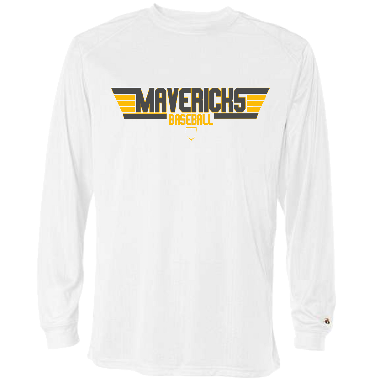 Badger B-Core Long Sleeve Polyester Tee Youth/Adult