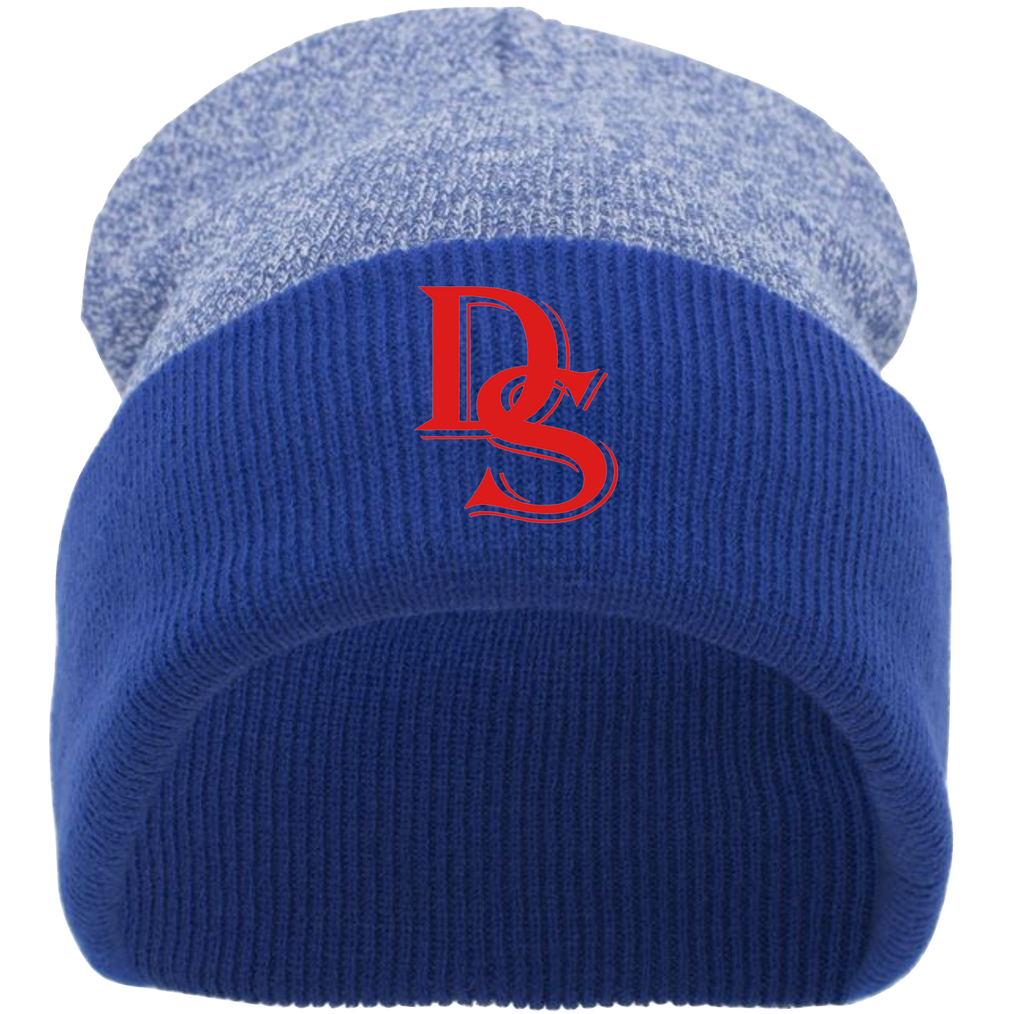 PACIFIC HEADWEAR HEATHER TWO-TONE CUFF BEANIE