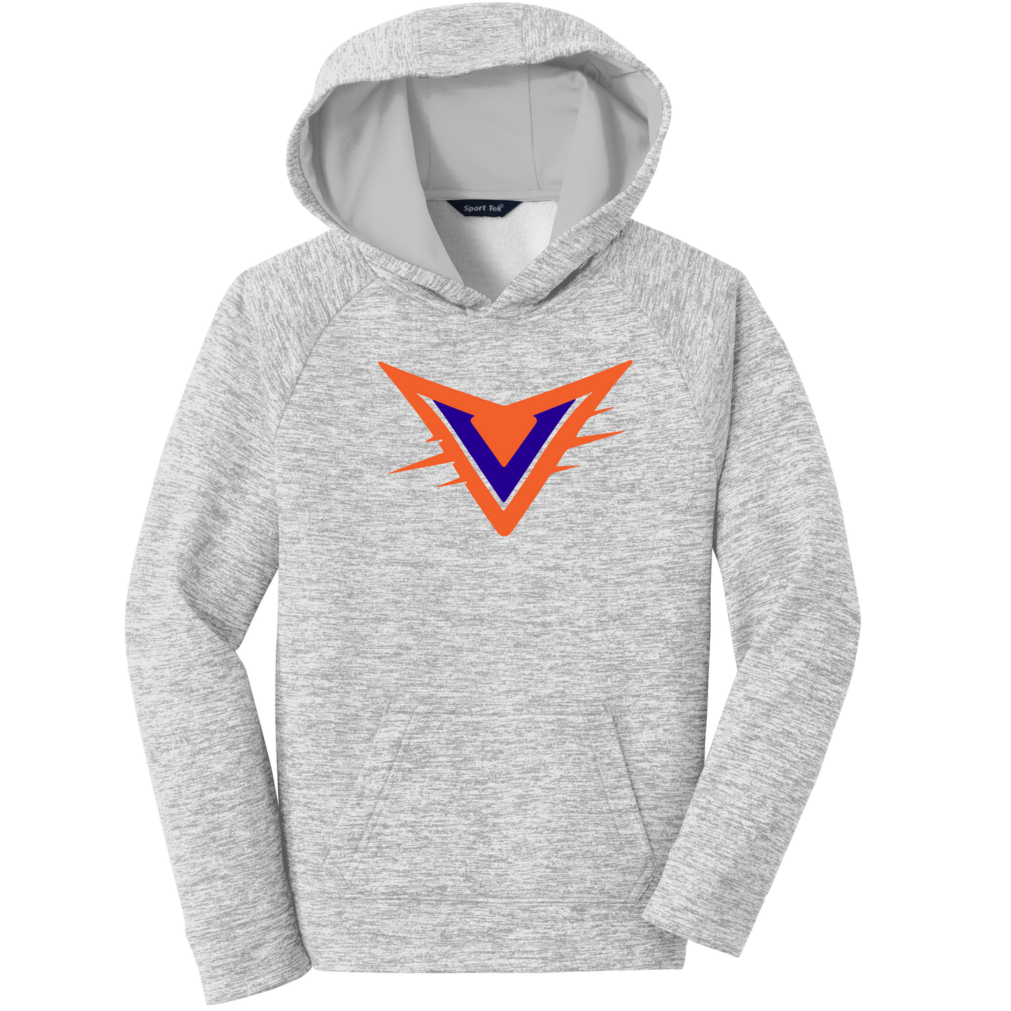 Sport-Tek Youth PosiCharge Electric Heather Fleece Hooded Pullover
