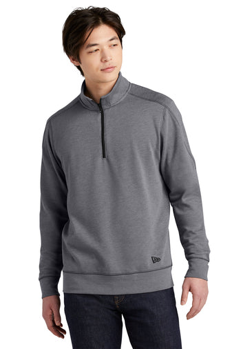 New Era Tri-Blend Fleece 1/4-Zip Pullover