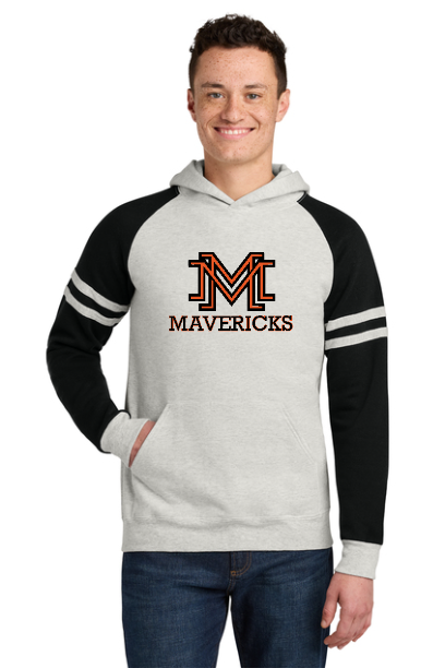 Jerzees Unisex NuBlend Varsity Colorblock Hooded Sweatshirt