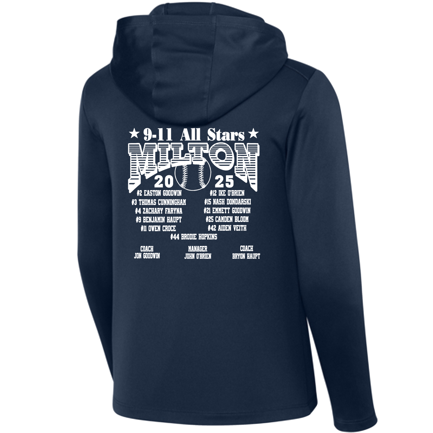 Sport-Tek Adult/Youth Posi-UV Pro Long Sleeve Hoodie (MILTON 9-11)