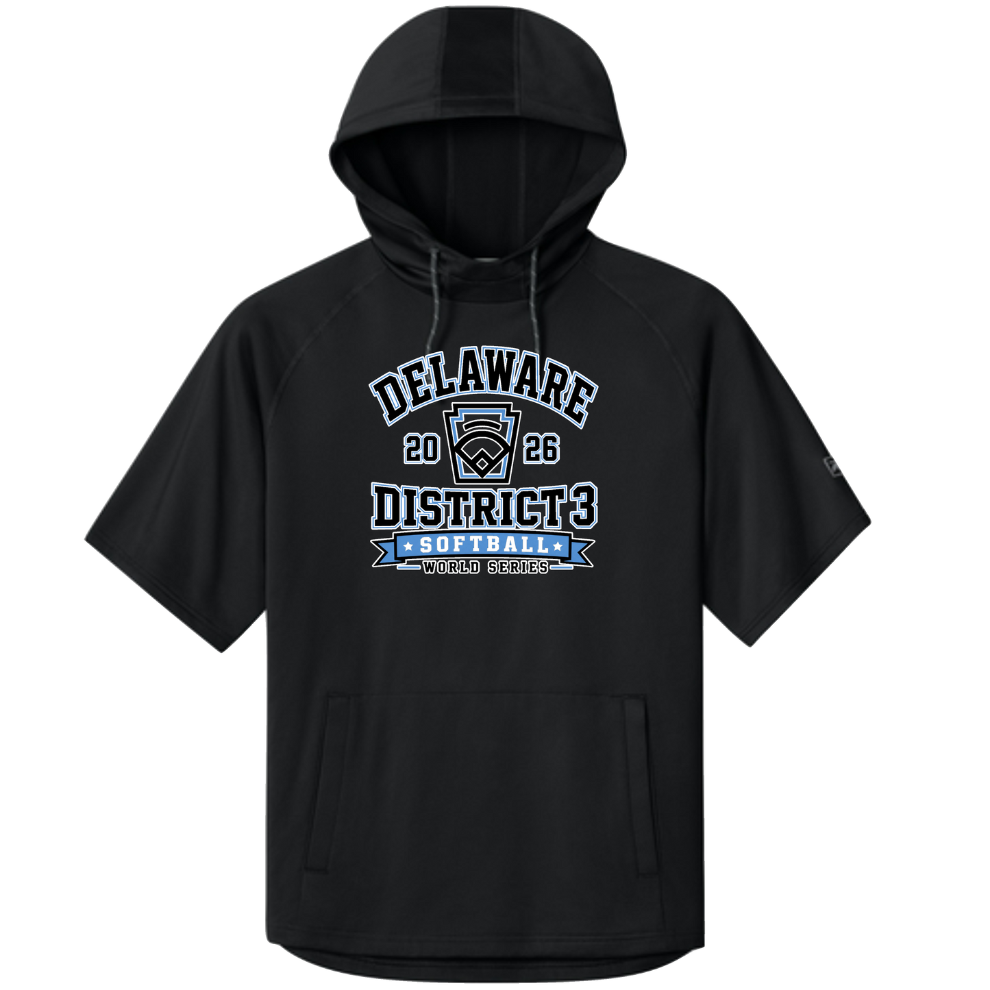 Richardson Charge Performance Fleece Short Sleeve Hoodie
