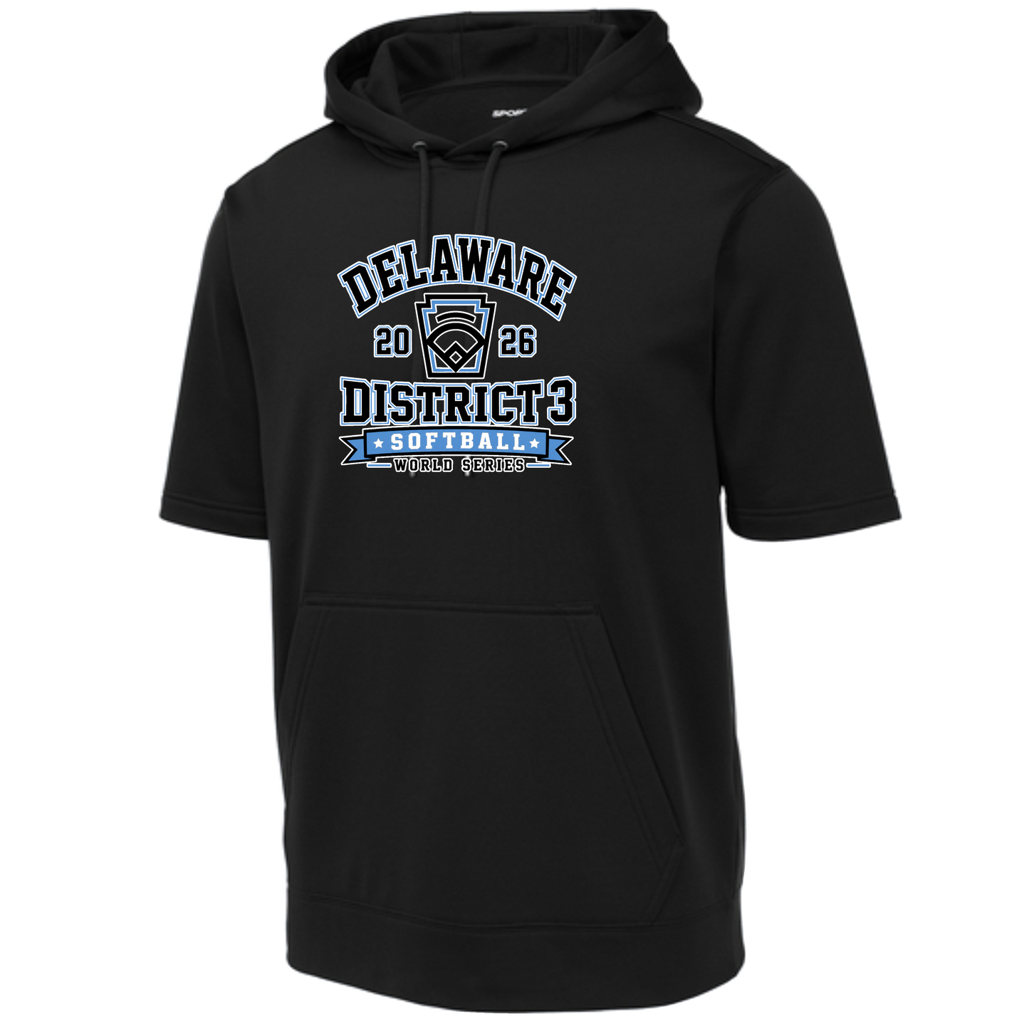Sport-Tek Sport-Wick Fleece Short Sleeve Hooded Pullover