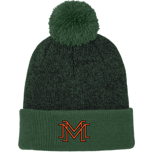 Sport-Tek Halftime Heather Pom Beanie