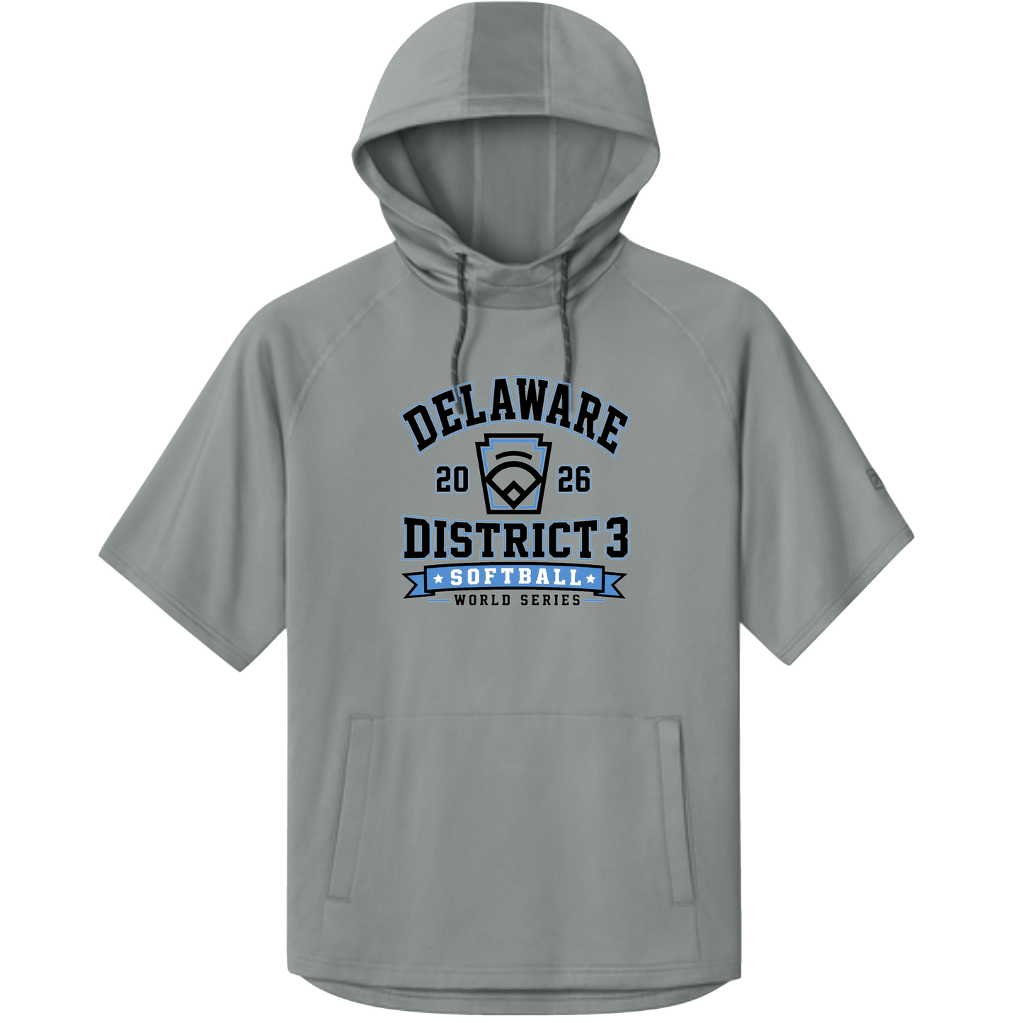 Richardson Charge Performance Fleece Short Sleeve Hoodie