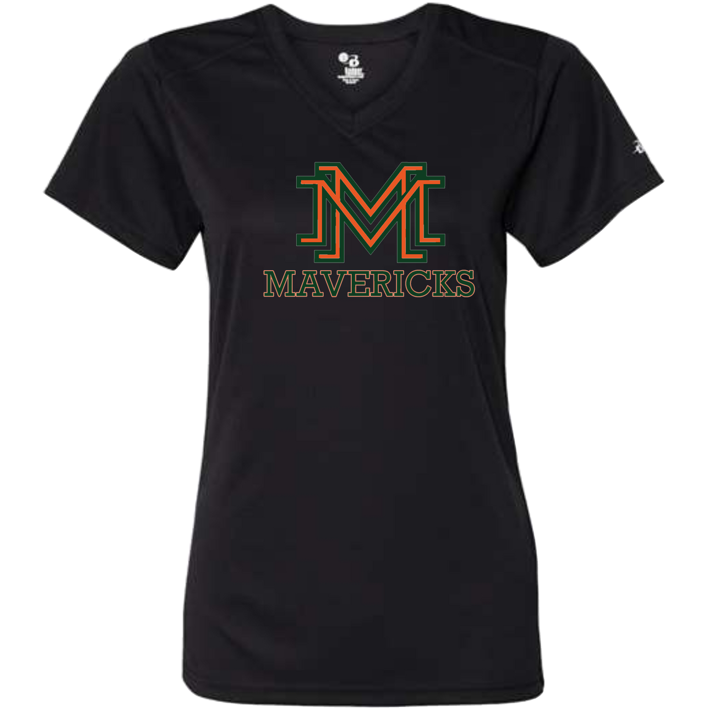 Badger Women’s B-Core Polyester V-Neck T-Shirt
