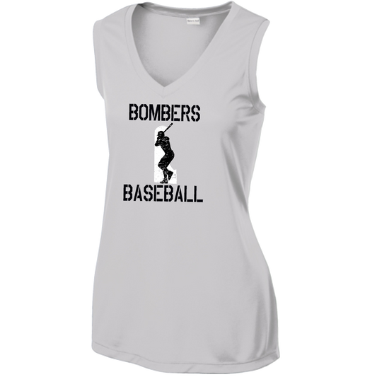 Sport-Tek Ladies Sleeveless Polyester V-Neck Tee