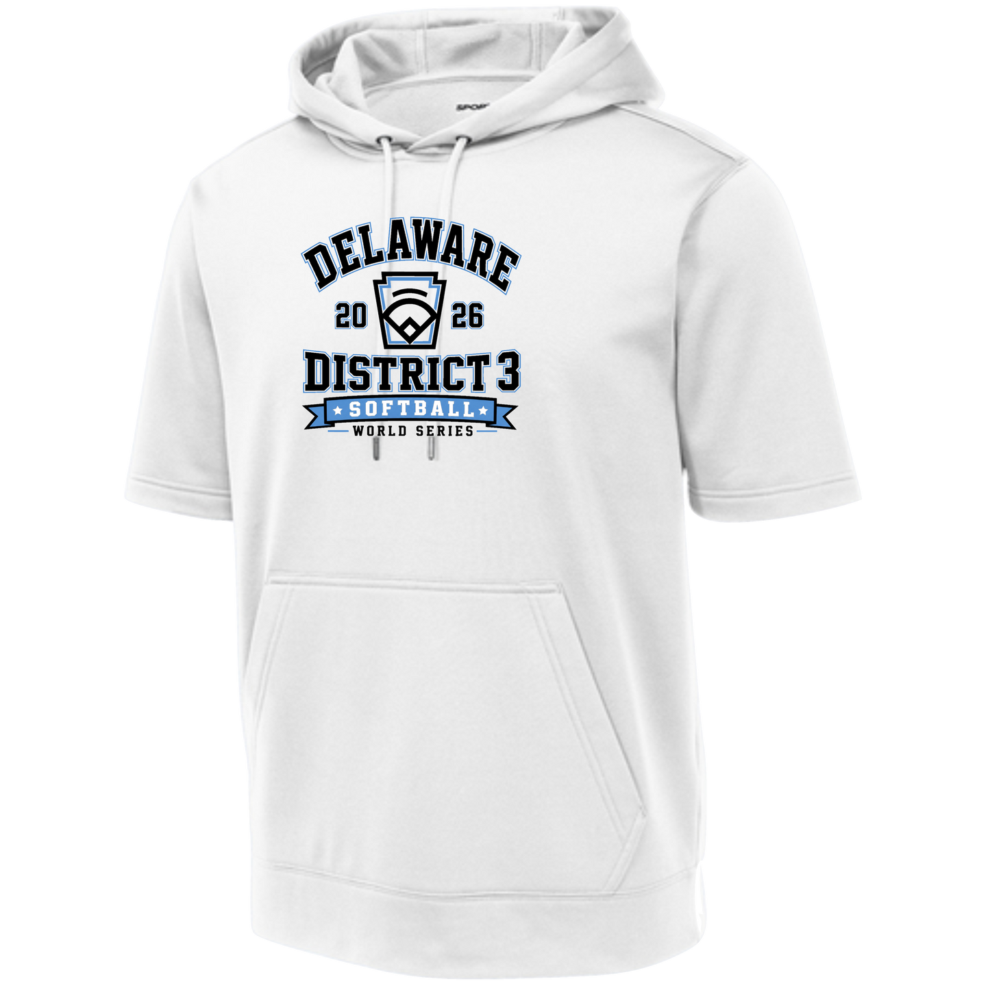 Sport-Tek Sport-Wick Fleece Short Sleeve Hooded Pullover