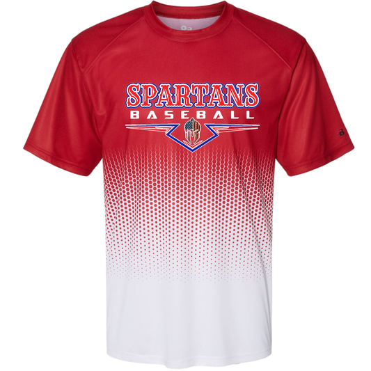 Champro Girls Diamond Active Jersey Scarlet White Large