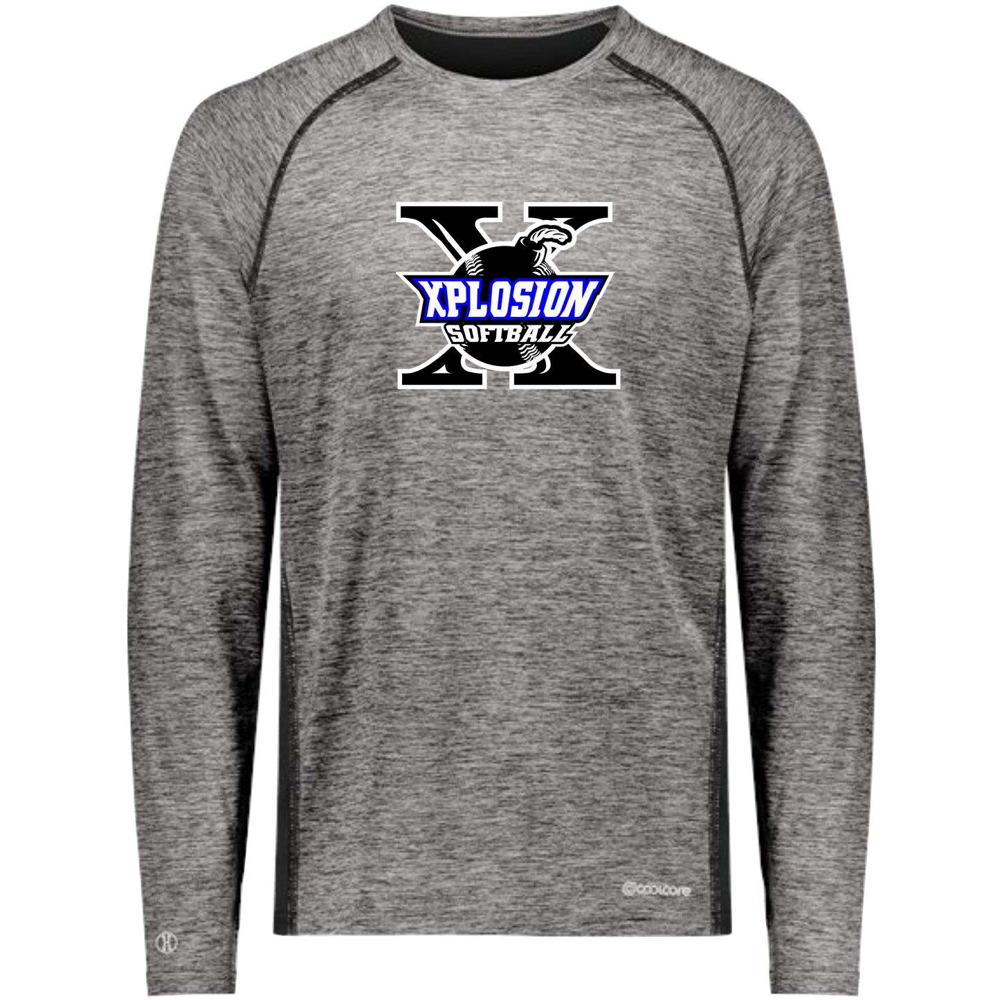 Holloway Youth Electrify CoolCore Long Sleeve T-Shirt