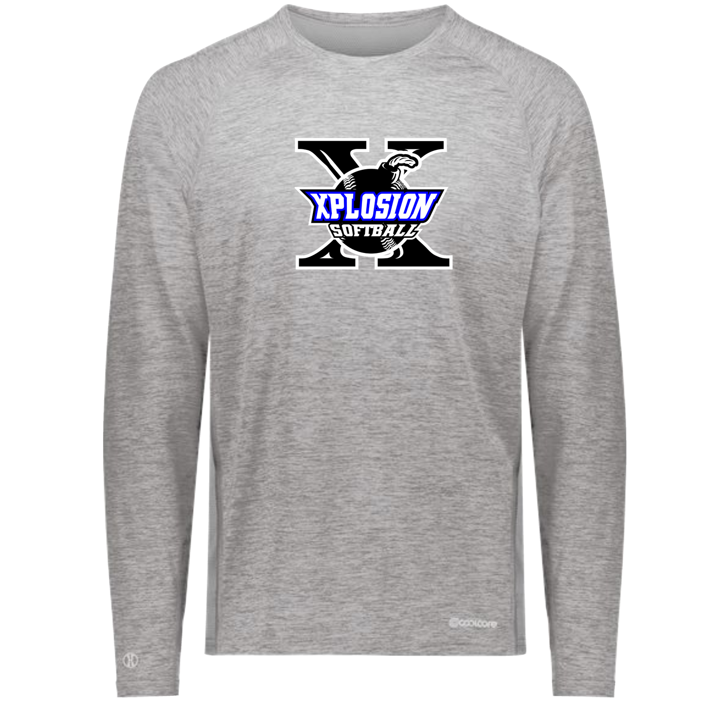 Holloway Youth Electrify CoolCore Long Sleeve T-Shirt