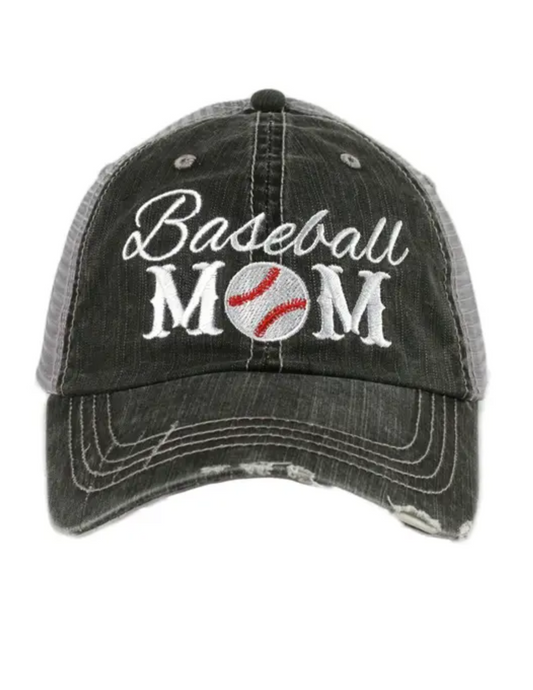 Baseball Mom Trucker Style Cap