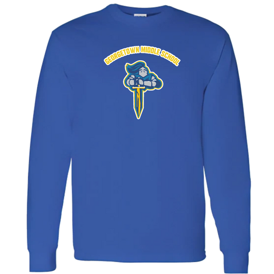 Youth Gildan Heavy Cotton Long Sleeve T-Shirt