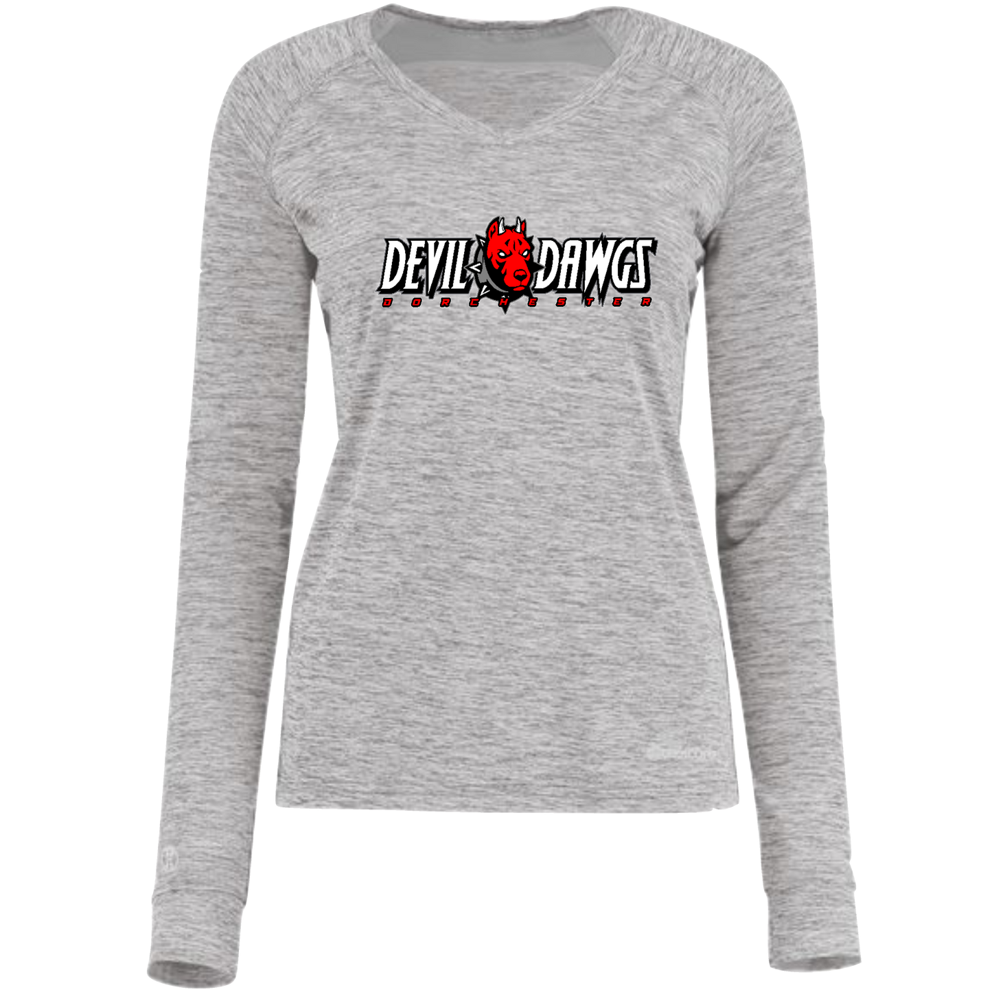 Holloway Women's Electrify CoolCore Long Sleeve V-Neck T-Shirt