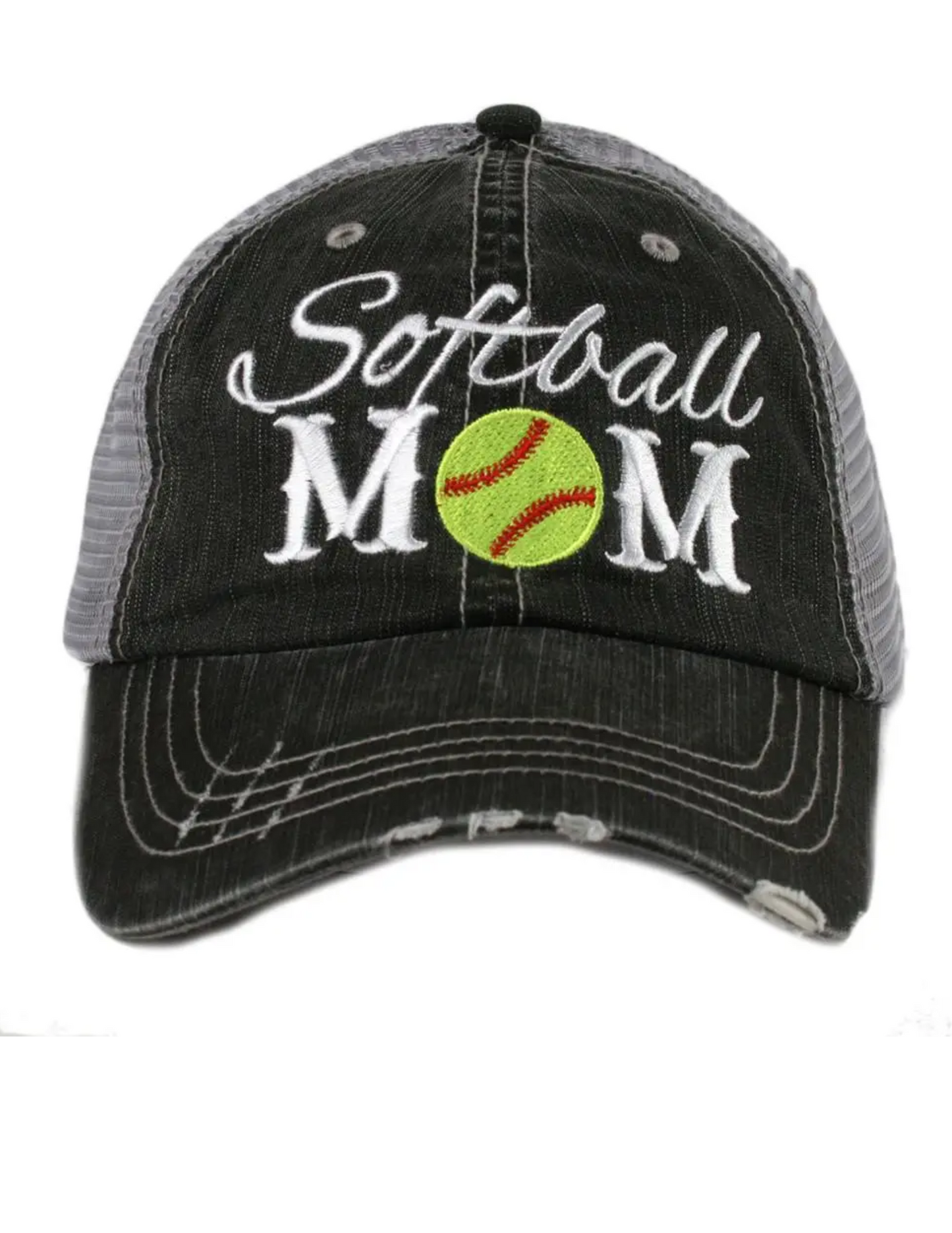 Softball Mom Trucker Style Cap